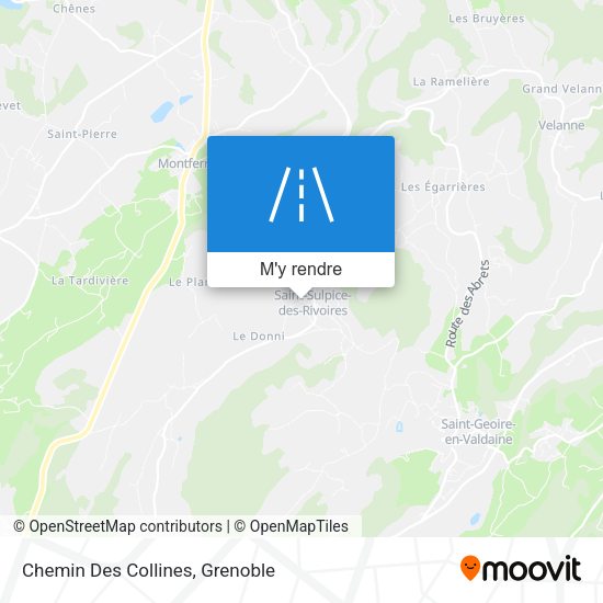 Chemin Des Collines plan