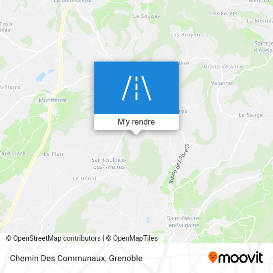 Chemin Des Communaux plan