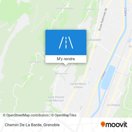 Chemin De La Barde plan