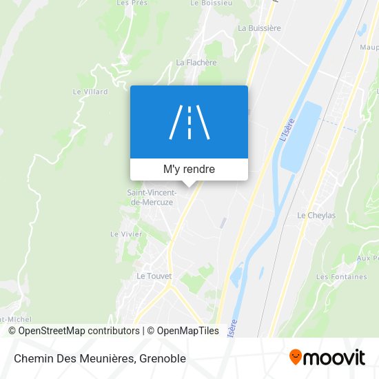 Chemin Des Meunières plan