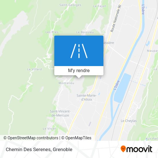 Chemin Des Serenes plan