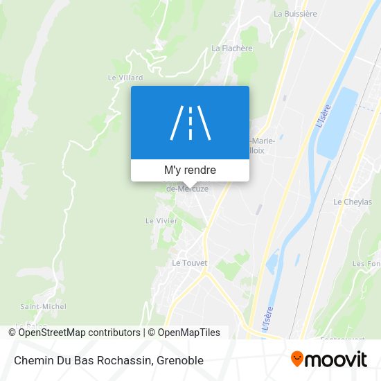 Chemin Du Bas Rochassin plan
