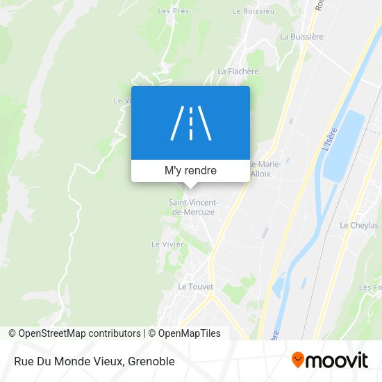 Rue Du Monde Vieux plan