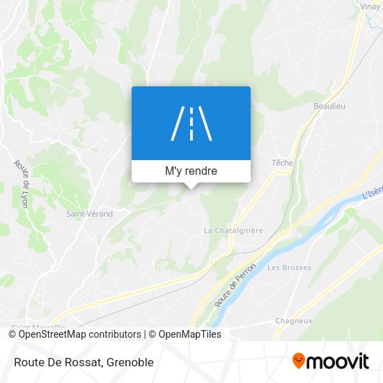 Route De Rossat plan