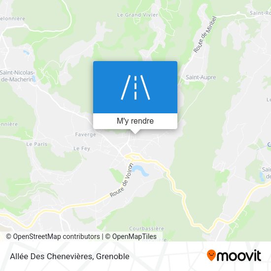 Allée Des Chenevières plan