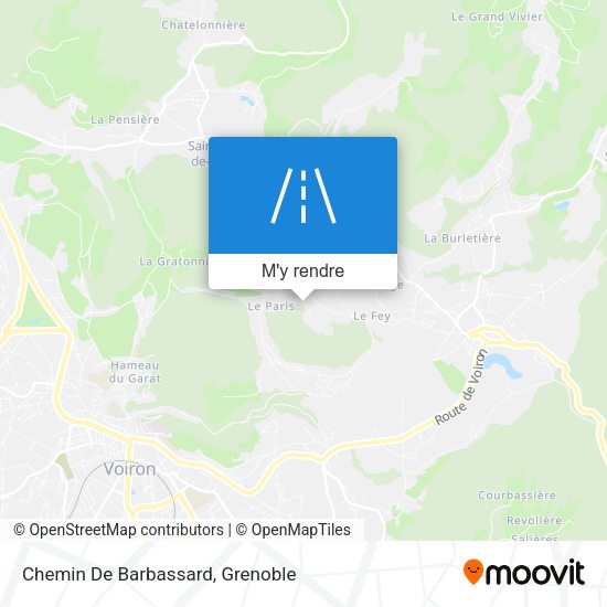 Chemin De Barbassard plan