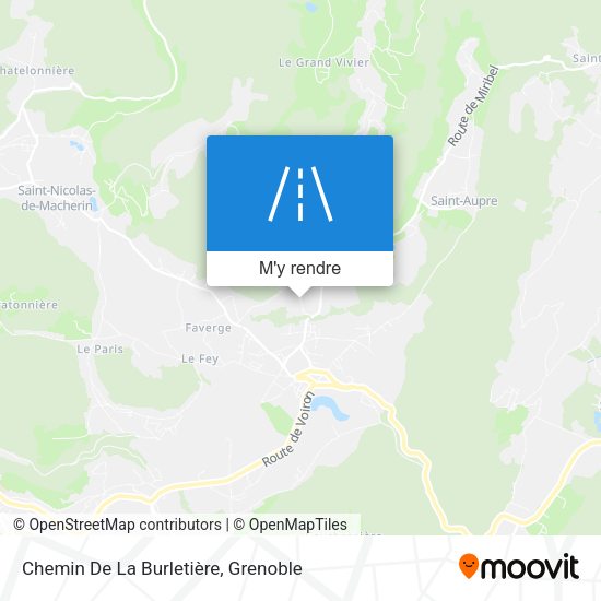 Chemin De La Burletière plan