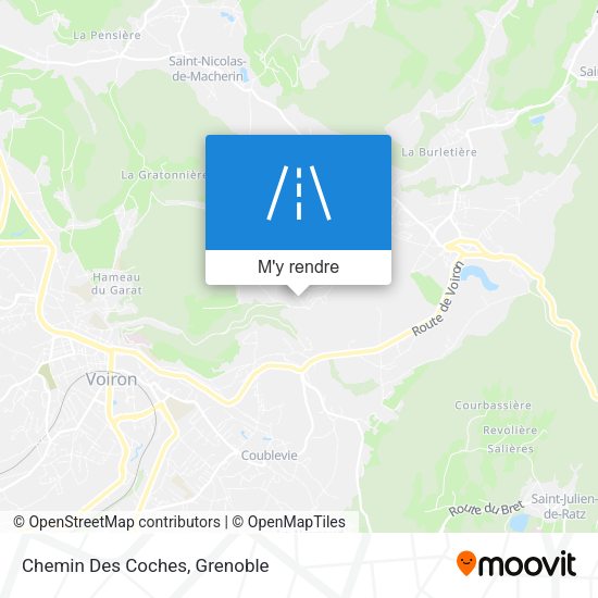 Chemin Des Coches plan