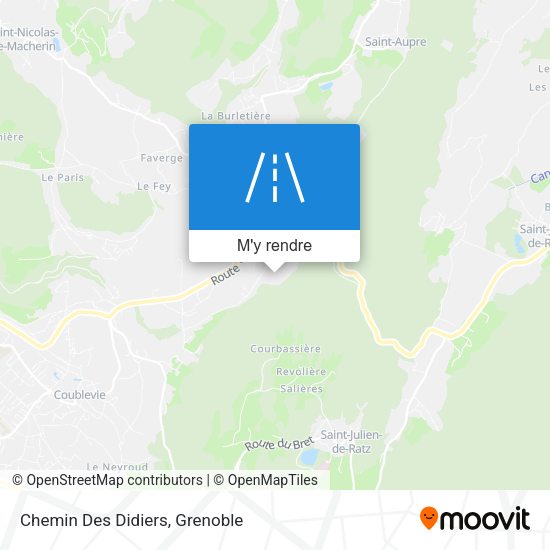 Chemin Des Didiers plan