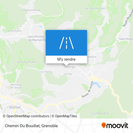 Chemin Du Bouillat plan