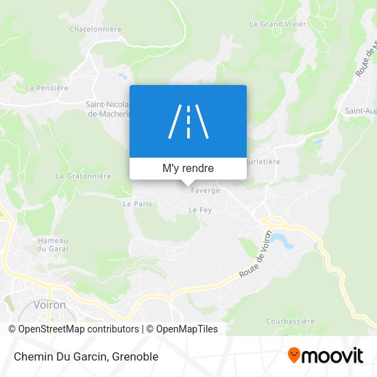 Chemin Du Garcin plan