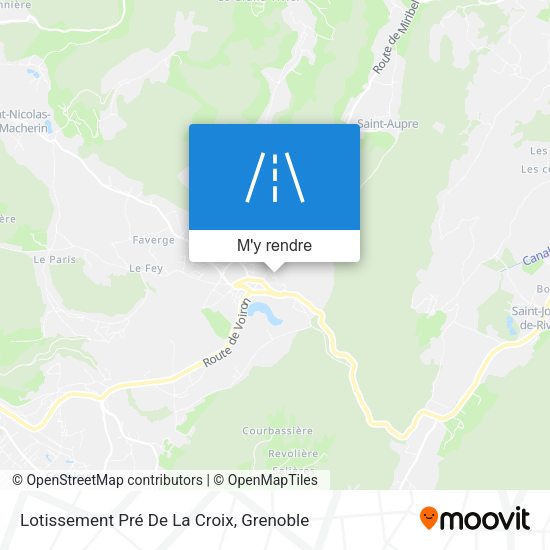 Lotissement Pré De La Croix plan