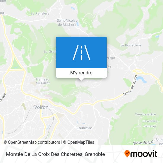 Montée De La Croix Des Charettes plan