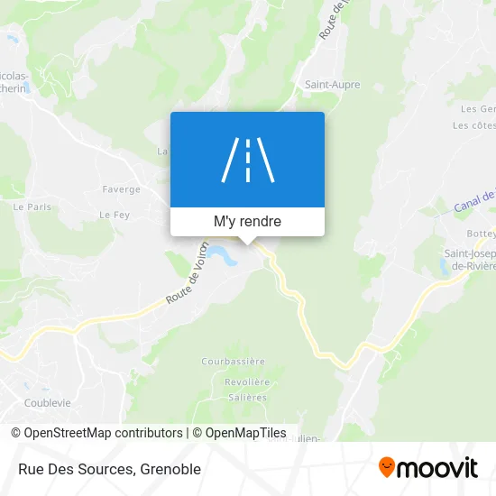 Rue Des Sources plan