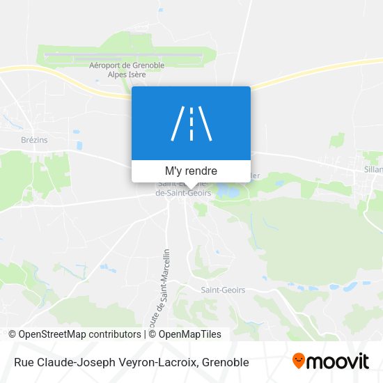 Rue Claude-Joseph Veyron-Lacroix plan