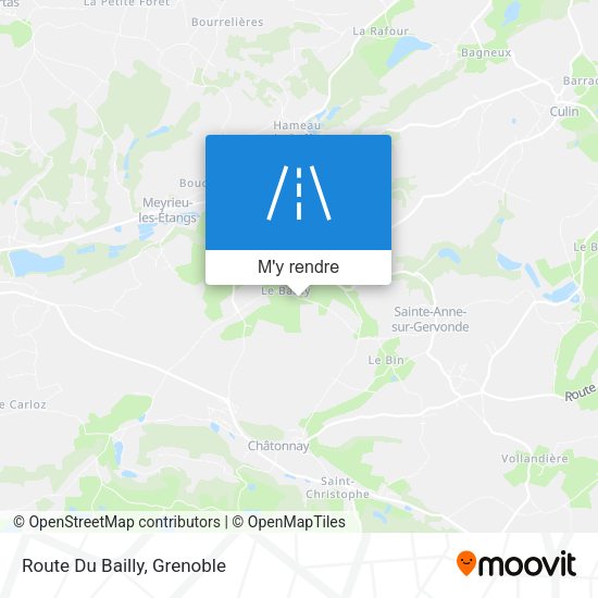 Route Du Bailly plan