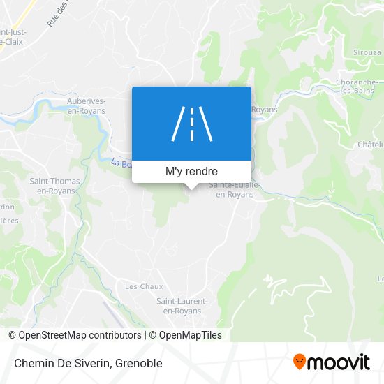 Chemin De Siverin plan