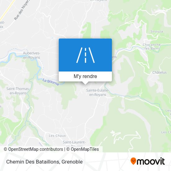 Chemin Des Bataillons plan