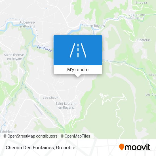 Chemin Des Fontaines plan