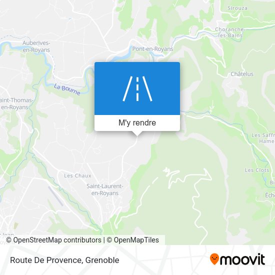 Route De Provence plan