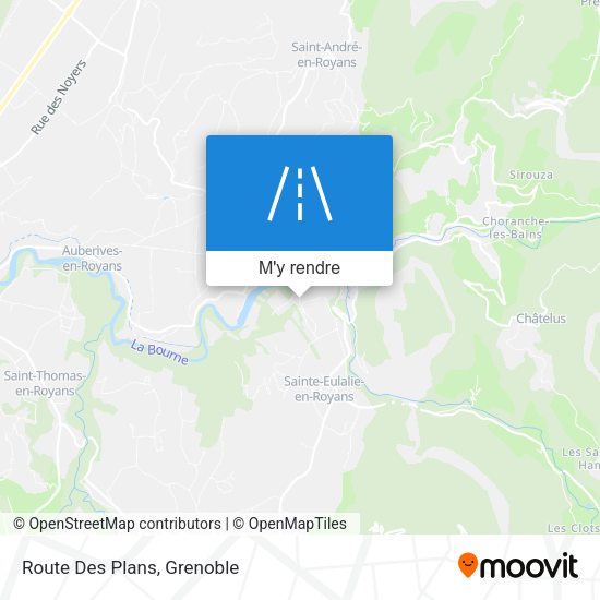 Route Des Plans plan