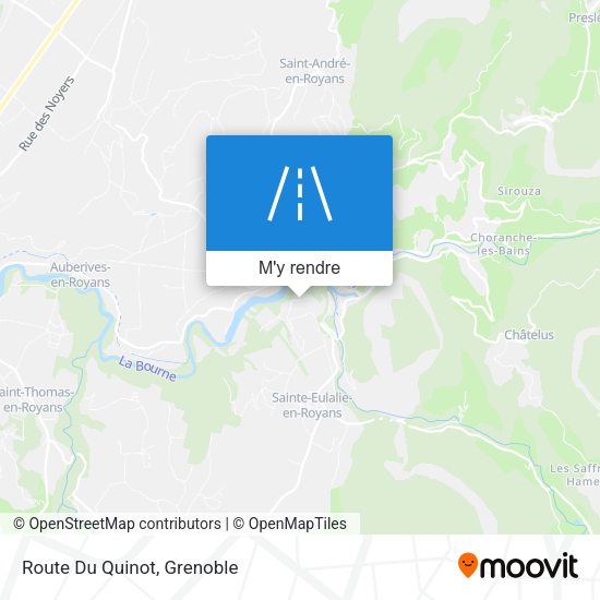 Route Du Quinot plan