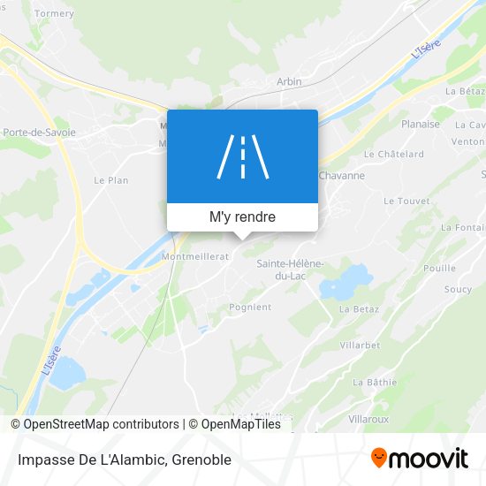 Impasse De L'Alambic plan