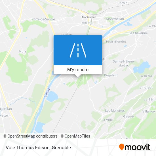 Voie Thomas Edison plan