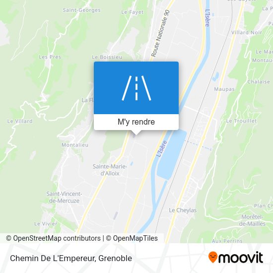 Chemin De L'Empereur plan