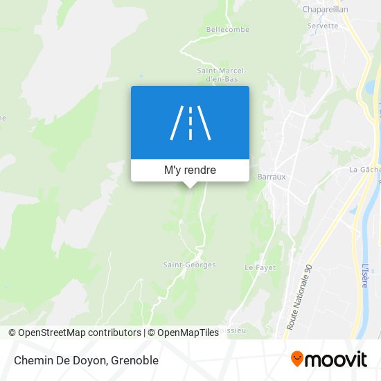 Chemin De Doyon plan