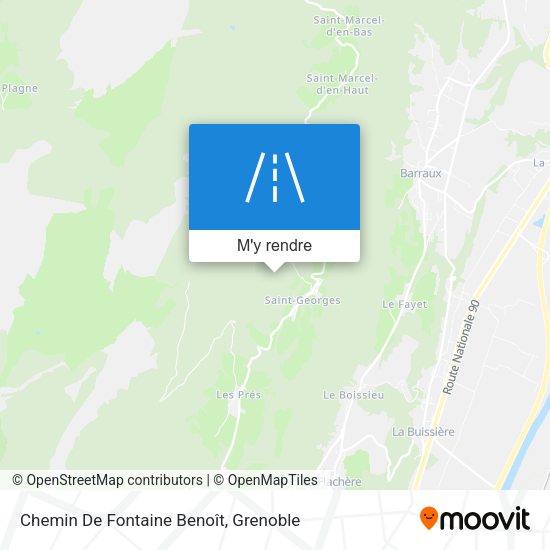 Chemin De Fontaine Benoît plan
