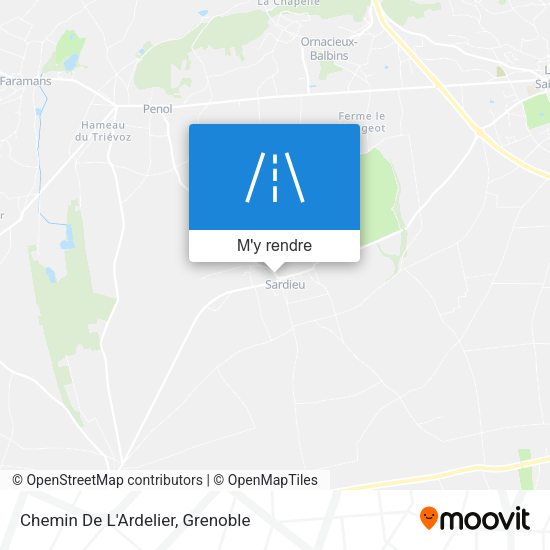 Chemin De L'Ardelier plan