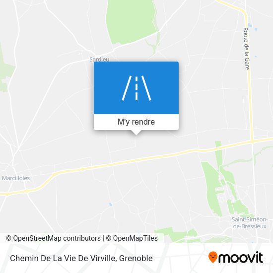 Chemin De La Vie De Virville plan