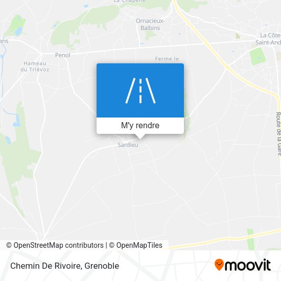 Chemin De Rivoire plan