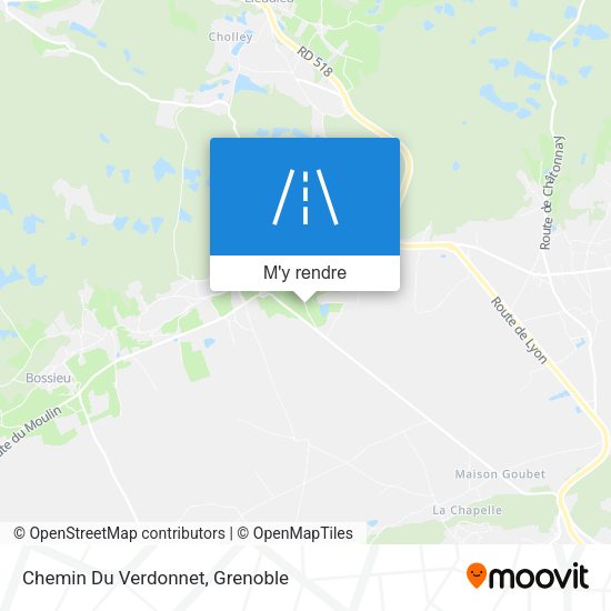 Chemin Du Verdonnet plan