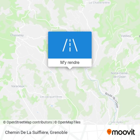 Chemin De La Suiffière plan