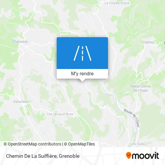 Chemin De La Suiffière plan