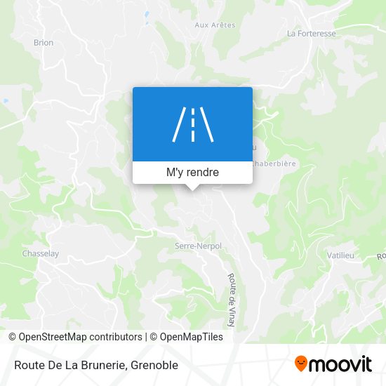 Route De La Brunerie plan