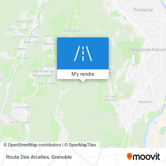 Route Des Arcelles plan