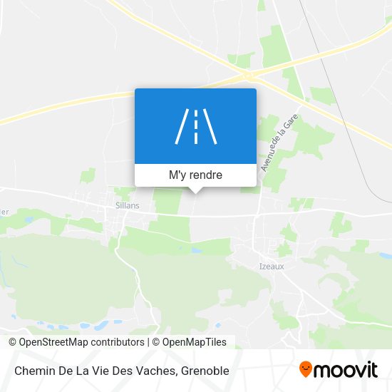 Chemin De La Vie Des Vaches plan
