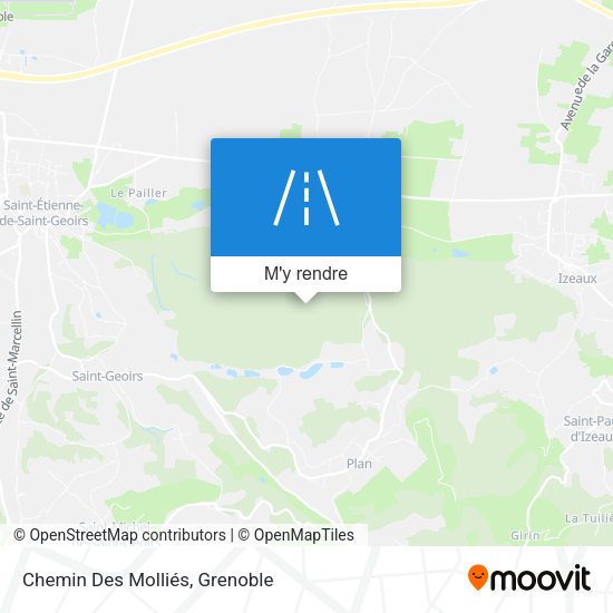Chemin Des Molliés plan