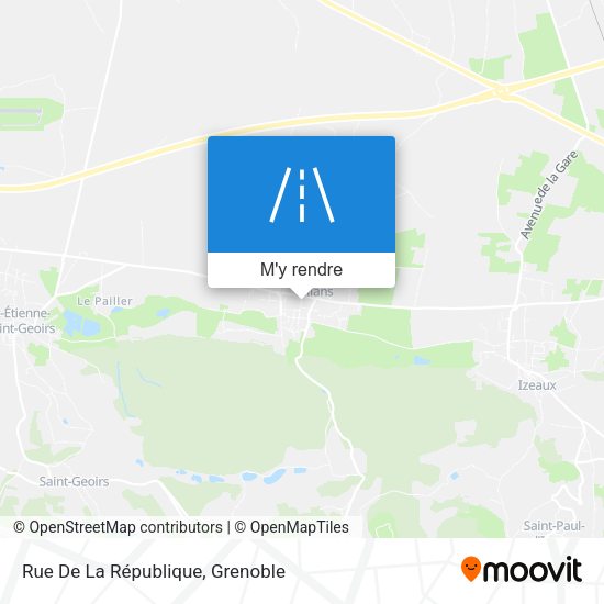 Rue De La République plan