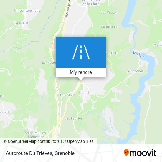 Autoroute Du Trièves plan