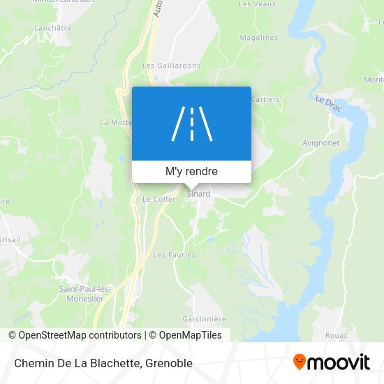 Chemin De La Blachette plan