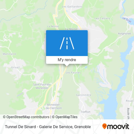 Tunnel De Sinard - Galerie De Service plan