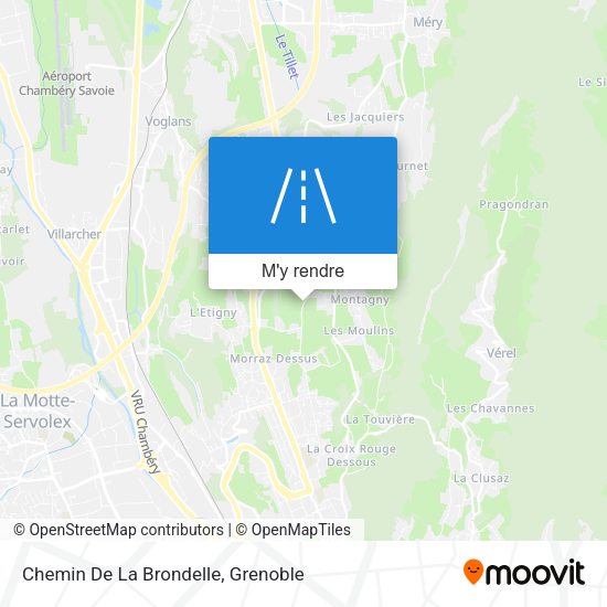 Chemin De La Brondelle plan