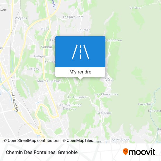Chemin Des Fontaines plan