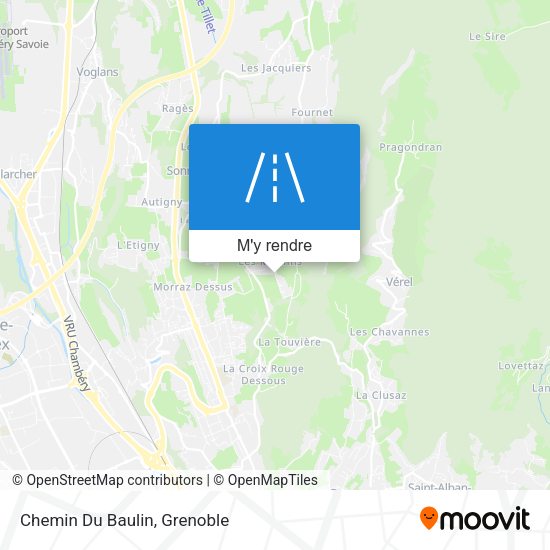 Chemin Du Baulin plan