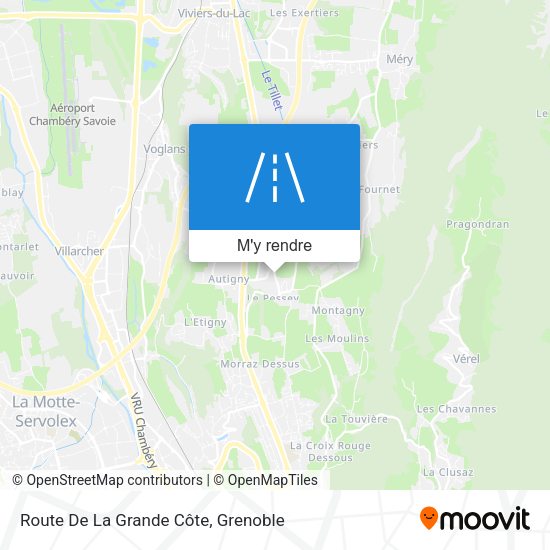 Route De La Grande Côte plan