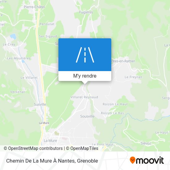 Chemin De La Mure À Nantes plan